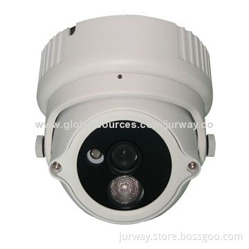 Vandal-proof CCD camera, 600TVL, 1 Piece IR-III LED for 5-40 Meters IR Range with Line-in OSD Menu